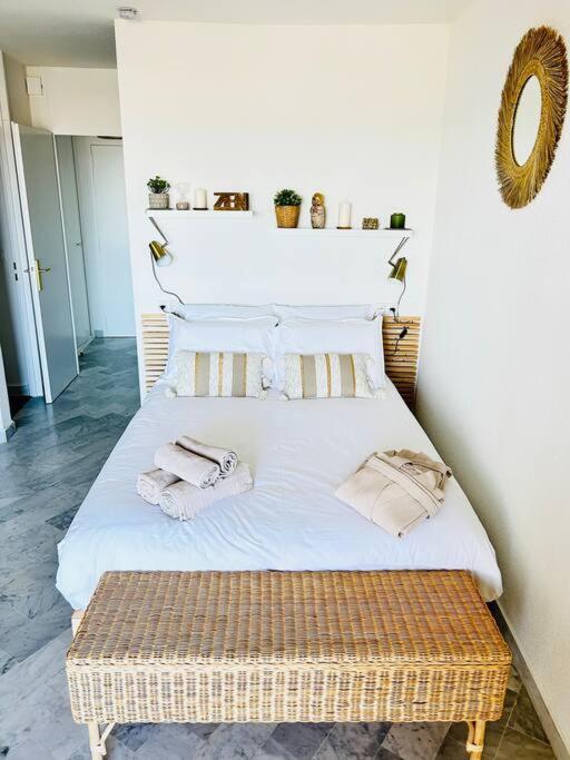 Studio Chic & Cosy Vue Mer, Clim, Parking 라그랑모트 외부 사진