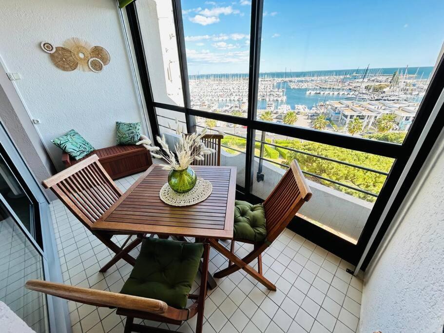 Studio Chic & Cosy Vue Mer, Clim, Parking 라그랑모트 외부 사진