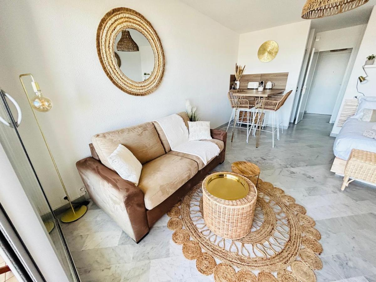 Studio Chic & Cosy Vue Mer, Clim, Parking 라그랑모트 외부 사진