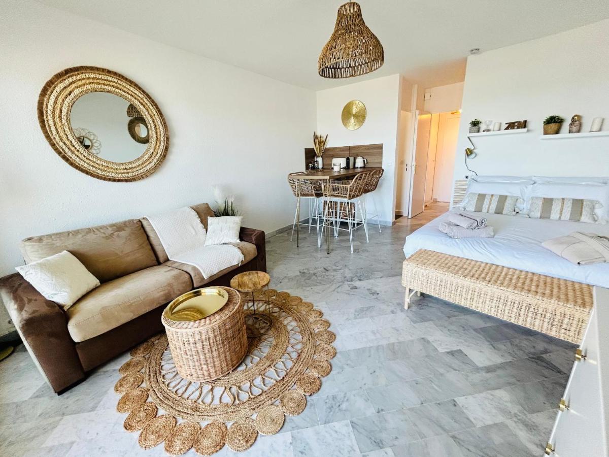 Studio Chic & Cosy Vue Mer, Clim, Parking 라그랑모트 외부 사진